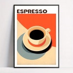 무테 캔버스 포스터 - 에스프레소 & 프렌치 커피 아트 프린트, 보호 스타일 벽 장식, 거실, 침실, 주방, 홈... 