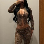 OMSJ 레오파드 프린트 긴팔 가디건 탑 + 스키니 레깅스, 클럽 파티 패션, 트렌디 운동복, 투피스 세트, 2025 가을