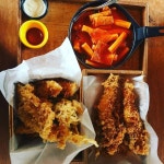 @masinae on Instagram: “#새우튀김 너는왜이렇게맛있니??생맥주랑먹으먼꿀맛하지만나는사이다를먹었찌 ㅋㅋ#명랑스낵... 