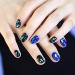 UNISTELLA NAIL DESIGN - [#유니스텔라트렌드]✨ 오리지널 #유리조각네일 과 블루컬러를 믹스한 디자인이예요~... unistella... 