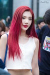 [HD] Red Velvet Joy #joy #redvelvet #레드벨벳 #조이 #redvelvetjoy | Red velvet joy, Red hair color, Black pixie haircut