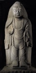 경주 배동 석조여래삼존입상 - 본존불