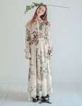 [STAY WITH ME 스테이 위드 미] BOTANICAL PRINTED CHIFFON BLOUSE | 쉬폰 블라우스, 패션 스타일
