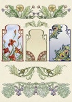 Art Nouveau illustrations - 2020 | 아르누보 패턴, 알폰스 무하, 꽃 예술