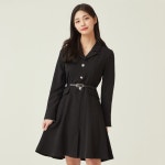 로엠 격식용 단정 원피스