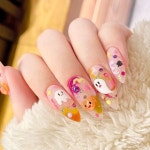 슈니네일 on Instagram: 📹YOUTUBE upload💅🏻@shuninail Trick or Treat! 할로윈네일🎃 유튜브에서 폴리젤연장부터 아트까지... 