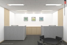 interior design | 서진일렉트로닉스 3D : (주)두루디자인 종합건설 - 2021 | 사무실, 부동산