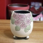 보라장미 라인공방화분 - 다육화분(Succulent Pot)