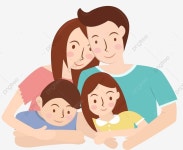 만화 손으로 그린 행복한 가족 일러스트 디자인 만화 손으로 그린 행복한, 가족, 삽화, 행복한 가족 PNG 일러스트 및 PSD 이미지 무료... 