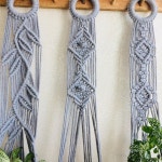 Wall Macrame Plant Hanger/Macrame Plant Hanger/ Macreme Pot | 화분걸이, 매듭, 마크라메