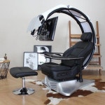 #UpholsteredSwivelChairs Refferal: 2401316466 #PcGamingChair | 가구 아이디어, 침대의자, 집
