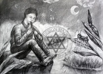 기초소양평가 소묘 - 2020 | 수채화, 소년