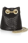 Python bucket bag | 가죽, 핸드백
