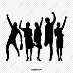 미친 듯이 춤추는 사람 일러스트, 광장 댄스 실루엣, 광장 댄스, 무용 PNG 일러스트 및 PSD 이미지 무료 다운로드 - Pngtree