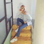 피팅 #피팅모델 #너예뻐 #스토어팜 #촬영 #korea #korean #koreanmodel #model #style #pinkhair #able #에이블…… | 개, 바나나