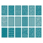 주얼리 제작에 재사용 가능한 폴리머 클레이용 실크 스크린 스텐실 3.5x6인치