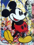 Mickey Mouse by Mr Brainwash | 예술, 미키 마우스, 마우스