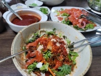 오창두릉리송어횟집 , 청주여행 청주맛집 오창맛집 오창송어맛집 청주 두릉리송어횟집 송어비빔회 | 밥, 준비