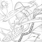 태이크아웃 컵 _ 기초디자인 | 드로잉, 미술 구도, 그림 그리기
