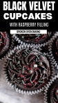 Black Velvet Cupcakes with Raspberry Filling - Broken Oven Baking Black Velvet Cupcakes with Raspberry Filling - Broken Oven Baking... 