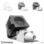 실전수업시범작 #기초디자인 #질감표현 #기디 #쇼핑백 #포스트잇 #소묘 #개체표현 #개체시범 #수업작 #매일매일시범 #수시 #정시 #합격... 