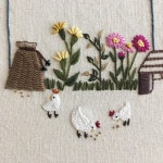 꿈을담은틀 작업실 🏠 꿈틀자수 on Instagram | Embroidery patterns, Hand embroidery, Embroidery art