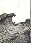 ink ocean waves - Google Search | 스케치, 바다, 파도