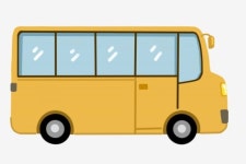 만화 일러스트 자동차 밴 차량 스쿨 버스, 학교, 셔틀 버스, 사랑스러운 스쿨 버스 PNG 일러스트 및 PSD 이미지 무료 다운로드 - Pngtree | 버스... 