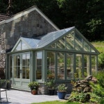 should not stick out like a sore thumb. Make sure your conservatory design fits your h… | 정원 가꾸기, 작은 집, 유리 정원