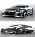 2020 Audi RS7 official sketches by Francesco d