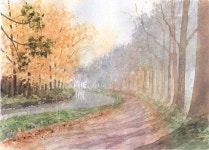 좋아요 266개, 댓글 16개 - Instagram의 Allan Kirk(@tarnincolour)님: Canal du Midi.  #drawing #sketchbook #urbansketcher... 