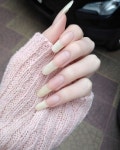ㅤ۪ㅤᜊ⠀୭ৎ⠀˖ ˚ ‧ in 2022 | Long natural nails, Fire nails, Natural nails