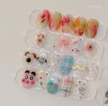 Nail Art(네일아트)에 있는 Uknow*2님의 핀 - 2023 | 네일, 네일아트, 가을네일