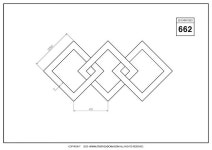 STUDYCADCAM 2D CAD 연습 662 (PDF) - Payhip in 2024 | Autocad drawing, Cad drawing, Autocad