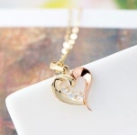 준쥬얼리 14K18K 리라러브 목걸이 in 2020