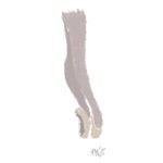 Dancer ballet Illustrator drawing pointe shoes 토슈즈 일러스트 발레 무용 발레리나 그림 ballet legs