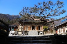 명산에 봉우리의 맥을 따라 좋은 자리에 가람을 잡는 것은 우리 고유의 산악숭배사상에서 비롯되어 불교에 수용되어 나타나는 것입니다.