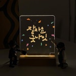 Instagram의 캘리그라피 / 손끝님: “#무드등 이 날 지켜줄거야💛😌 이번달 심화반분들도 하나씩 만들어 가시라등🔥 🌱2월 모집 끝... 