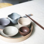 Pin page 농부의 작업실 farmers studio on Instagram: “농부의작업실  _______  원턱접시 중  green  꽃찬기  sky blue  각찬기 ivory... 