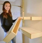 Pin page Pin by Ynnie Yun on 가구 | Floating shelves diy, Build floating shelves, Diy shelves