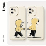 Temu｜커플 애니메이션 재미있는 충격 방지 소프트 폰 케이스 아이폰 15 14 13 12 11 프로 맥스 SE 2020 X XR XS 8 7 플러스 H5026용