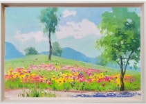 #야외스케치 ~ #순천국제정원박람회~1/ 2023 .6.17 /Oil Painting #YouTube@shin-jaeheung (신재흥) #음성군 #풍경화 #갤러리 #유화강의... 