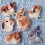 マチルの平面羊毛フェルト　machilus Felted Animals에 있는 マチル님의 핀 | 양모
