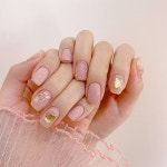 3 条评论 - 라라뷰티🌷 건대네일 구의네일 성수네일 (@labeau_nail) 在 Instagram 发布：“9월 이달의아트🌻 시크릿가든 고급진 핑크... 