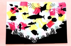 습자지 미술 놀이