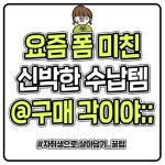 신박하고 유용한 요즘 수납꿀템들