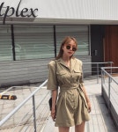 요즘 가로수 많이오네요히히 날씨가 좋아서 그릉가~~~❤️ 🎶🎶어제 공원코디 뒤에포인트 되어있는티!! 업뎃되었으니 구경가보세요❤️