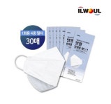 [긴급공수 국내생산] 일월 4중필터 일회용 마스크 30매(위생적인 개별 포장) | Nose mask, Face mask, Mouth mask