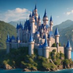 AI Generated Fairy Castle Pin on MAGICAL PLACES & ENCHANTING SPACES