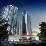 RAEMIAN Leaders one main gate view / Apartment design in Seoul city | 마천루, 아파트 조명, 건축 디자인